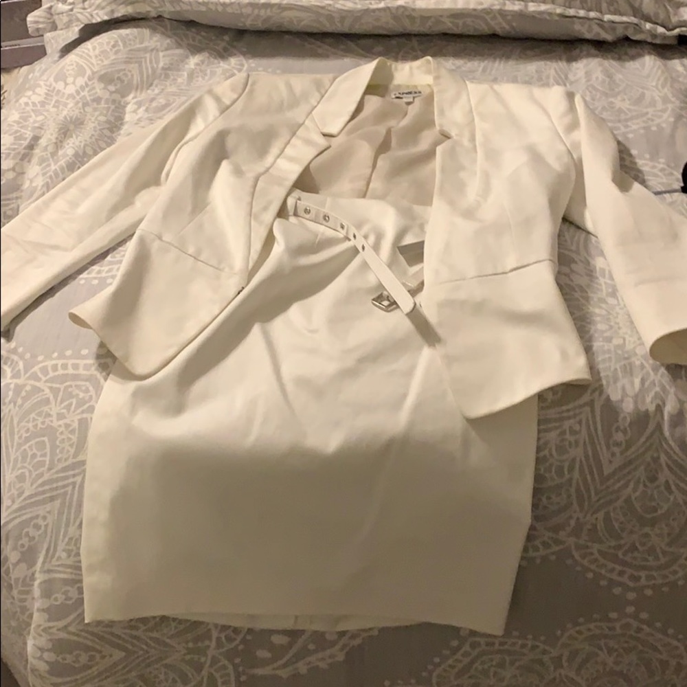 White skirt suite